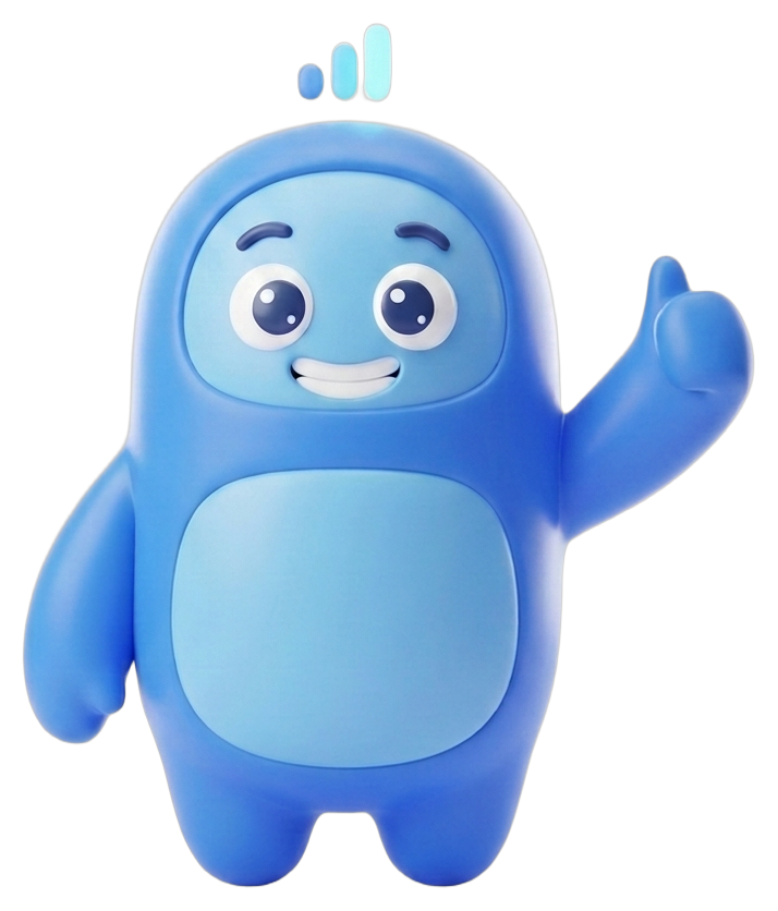 Data Calculator Mascot